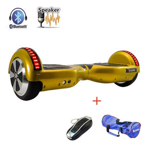 iScooter hoverboard Bluetooth 6.5inch Electric Skateboard steering-wheel Smart 2wheel self Balance Standing scooter geroskuter