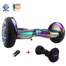 Load image into Gallery viewer, iScooter hoverboard with Bluetooth speakers two wheels smart self balancing scooter electric skateboard giroskuter