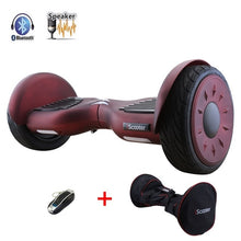 Load image into Gallery viewer, iScooter hoverboard with Bluetooth speakers two wheels smart self balancing scooter electric skateboard giroskuter