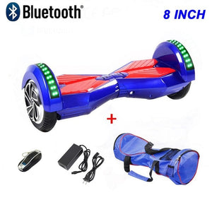 Hoverboard 2 Wheel 350W*2 Self Balancing Wheels 8 & 6.5 inch Bluetooth Speaker Smart Electric Scooter